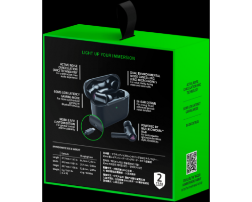 Наушники Razer Hammerhead True Wireless (2021) - Earbuds - EU Packaging