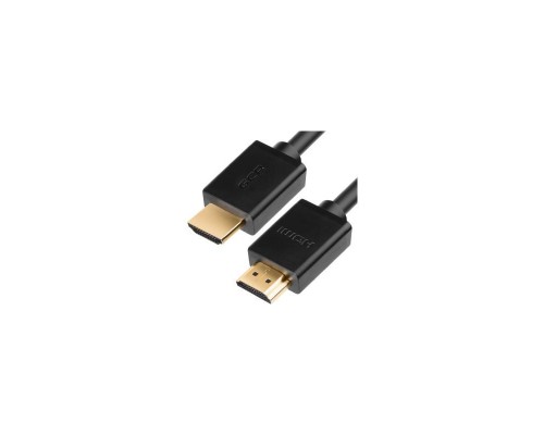 Кабель Greenconnect 7.5m HDMI версия 2.0, HDR 4:2:2, Ultra HD, 4K 60 fps 60Hz/5K*30Hz, 3D, AUDIO, 18.0 Гбит/с, 28/28 AWG, OD7.3mm, тройной экран, черный