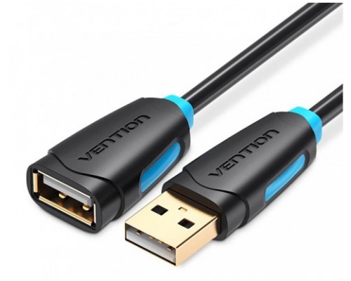 Кабель-удлинитель Vention USB 2.0 AM/AF - 2м Черный