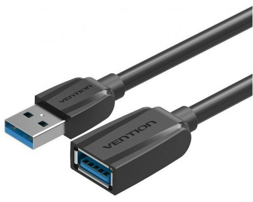 Кабель-удлинитель Vention USB 3.0 AM/AF - 2м Black Edition