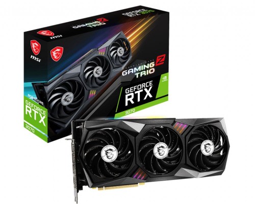 Видеокарта PCIE16 RTX3070 8GB LHR 3070 GAMING Z TRIO 8G LHR MSI