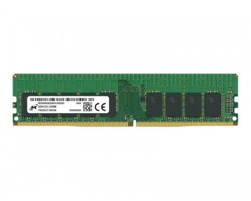 Модуль памяти MICRON DDR4 16Гб UDIMM/ECC 3200 МГц Множитель частоты шины 22 1.2 В MTA9ASF2G72AZ-3G2B1