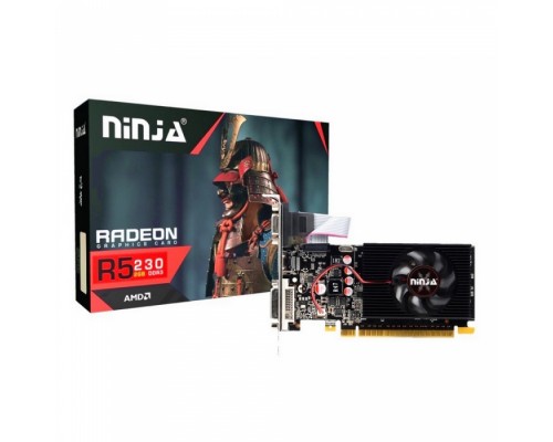 Видеокарта Ninja Radeon R5 230 (120SP) 2G DDR3 64BIT (DVI/HDMI/CRT), RTL (AKR523023F)