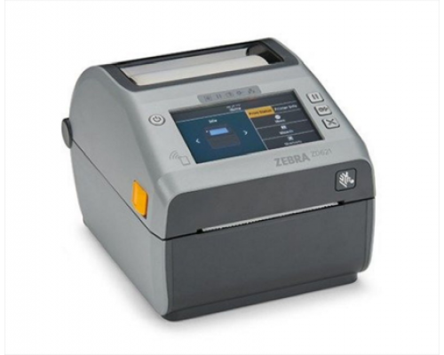 Принтер печати этикеток Zebra DT ZD621; 203 dpi, USB, USB Host, Ethernet, Serial, BTLE5, EU and UK Cords, Swiss Font, EZPL