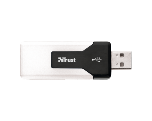 Картридер Trust Card Reader Robson Mini, R-Flash/MicroSD, SD/MMC, MS, Black [15298]