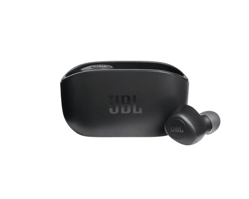 Наушники внутриканальные с микрофоном, JBL Wave 100 TWS: BT 5.0, до 5 часов, 2x5.1г, цвет черный