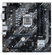 Материнская плата ASUS PRIME B460M-A R2.0, LGA1200, H470, 4*DDR4, DVI-D + HDMI, SATA3 + RAID, Audio, Gb LAN, USB 3.2*4, USB 2.0*2, COM*1 header, LPT*1 header (w/o cable), mATX; 90MB18A0-M0EAY0                                                          