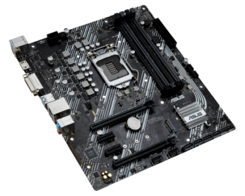 Материнская плата ASUS PRIME B460M-A R2.0, LGA1200, H470, 4*DDR4, DVI-D + HDMI, SATA3 + RAID, Audio, Gb LAN, USB 3.2*4, USB 2.0*2, COM*1 header, LPT*1 header (w/o cable), mATX; 90MB18A0-M0EAY0