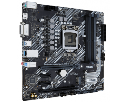 Материнская плата ASUS PRIME B460M-A R2.0, LGA1200, H470, 4*DDR4, DVI-D + HDMI, SATA3 + RAID, Audio, Gb LAN, USB 3.2*4, USB 2.0*2, COM*1 header, LPT*1 header (w/o cable), mATX; 90MB18A0-M0EAY0