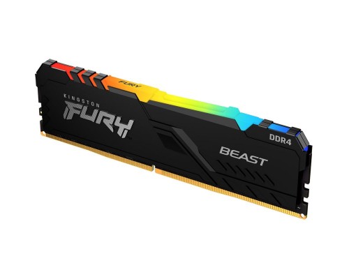 Оперативная память Kingston 16GB 3200MHz DDR4 CL16 DIMM FURY Beast RGB