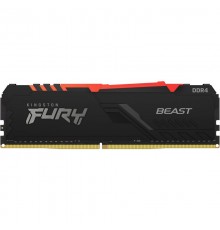 Оперативная память Kingston 8GB 3600MHz DDR4 CL17 DIMM FURY Beast RGB                                                                                                                                                                                     