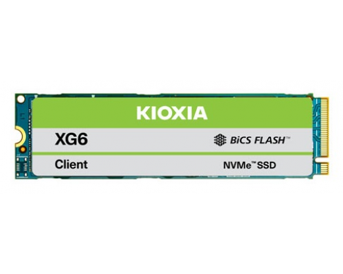 Накопитель KIOXIA SSD 512GB M.2 2280 (Single-sided), NVMe/PCIe 3.0 x4, R3100/W2800MB/s, TLC (BiCS Flash™), 3 years wty