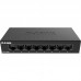 Коммутатор D-Link DGS-1008D/K2A, L2 Unmanaged Switch with 8 10/100/1000Base-T ports.8K Mac address, Auto-sensing, 802.3x Flow Control, Stand-alone, Auto MDI/MDI-X for each port,  802.1p QoS, D-link Green techno