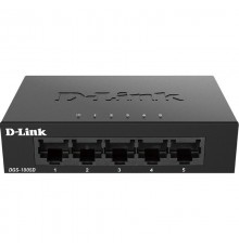 Коммутатор D-Link DGS-1005D/J2A, L2 Unmanaged Switch with 5 10/100/1000Base-T ports.2K Mac address, Auto-sensing, 802.3x Flow Control, Stand-alone, Auto MDI/MDI-X for each port, D-link Green technology, Metal c                                        