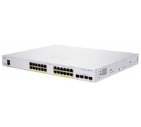 Управляемый PoE коммутатор CBS250 Smart 24-port GE, Full PoE, 4x1G SFP                                                                                                                                                                                    