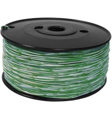 Кроссировочный кабель однопарный , 24 AWG, бухта 500 метров, бело-зеленый                                                                                                                                                                                 