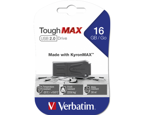 Накопитель Verbatim TOUGHMAX 16Gb USB 2.0 Flash Drive