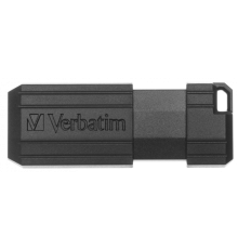 Накопитель Verbatim PINSTRIPE 16GB USB 2.0 Flash Drive (Black)                                                                                                                                                                                            