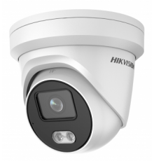 Камера Hikvision DS-2CD2327G2-LU(4mm) 2Мп уличная купольная IP-камера с LED-подсветкой до 30м и технологией AcuSense1/2.8