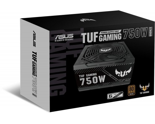 Блок питания ASUS TUF Gaming 750B 90YE00D0-B0NA00 750W, ATX 2.4, 8x SATA, 4x PCI-E, 2х CPU, 80 PLUS Bronze, fan 135х135mm