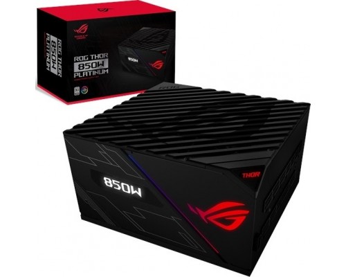 Блок питания ASUS ROG THOR 850P 90YE0090-B001N0 850W, 80 PLUS Platinum, 12x SATA, 4x PCI-E, 2х CPU, подсветка RGB, OLED-дисплей, fan 135х135mm