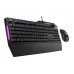 Клавиатура + мышь ASUS TUF Gaming K1 + M3, проводные, USB, RGB, мембранная, 104кл., оптическая, 7000 dpi, 6 кн., черная