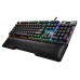 Клавиатура XPG SUMMONER4C BKCRU Cherry MX silver, механическая, игровая, проводная, 2х USB, подсветка RGB, аллюминиевая рама, черная