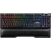 Клавиатура XPG SUMMONER4C BKCRU Cherry MX silver, механическая, игровая, проводная, 2х USB, подсветка RGB, аллюминиевая рама, черная