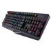 Клавиатура Mad Catz  S.T.R.I.K.E. 4 Cherry MX Red, механическая, проводная, подсветка RGB, USB, аллюминиевая рама, цвет  черный