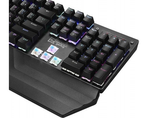 Клавиатура Harper Gaming Sierra GKB-P102 механическая, проводная, USB, Blue Switch, 104 кл., RGB подсветка, черная