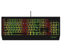 Клавиатура Harper Gaming Typhoon GKB-25 мембранная, проводная, USB, 104 кл., RGB подсветка, черная                                                                                                                                                        