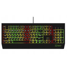 Клавиатура Harper Gaming Typhoon GKB-25 мембранная, проводная, USB, 104 кл., RGB подсветка, черная                                                                                                                                                        