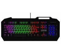 Клавиатура Harper Gaming Fulcrum GKB-20 мембранная, проводная, USB, 104 кл., RGB подсветка, черная                                                                                                                                                        