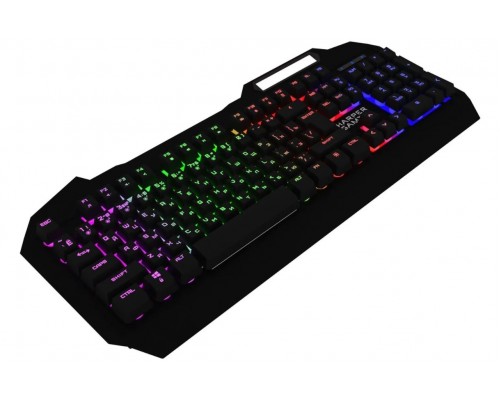 Клавиатура Harper Gaming Fulcrum GKB-20 мембранная, проводная, USB, 104 кл., RGB подсветка, черная