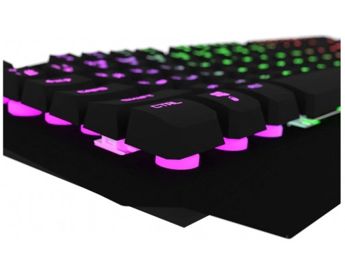 Клавиатура Harper Gaming Fulcrum GKB-20 мембранная, проводная, USB, 104 кл., RGB подсветка, черная