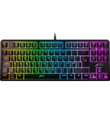 Клавиатура Xtrfy K4 TKL RGB black XG-K4-RGB-TKL-R-RUS механическая, проводная, USB, Kailh Red, 88 клав., RGB подсветка, черная                                                                                                                            