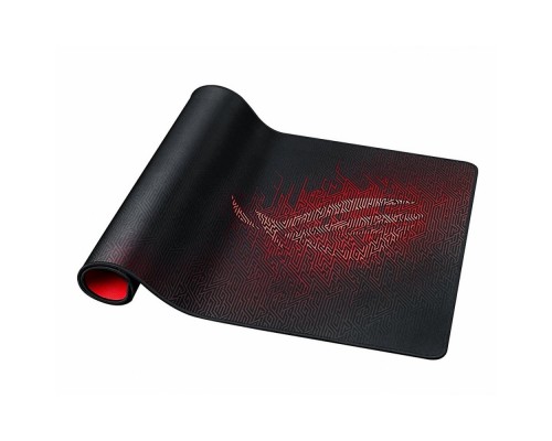 Коврик для мыши ASUS ROG Sheath резиновая основа, тканевая поверхность, 900 x 440 x 3 мм, цвет  черный/красный