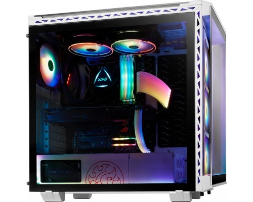 Корпус XPG BATTLECRUISER-WHITECOLOR BOXWORLDWIDE E-ATX, ATX, mATX, Mini-ITX, Midi-Tower, 4x 120mm fan, led RGB, 2x USB 3.2, USB Type-C, Audio, без БП, сталь/стекло, белый