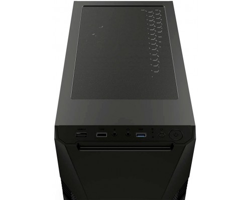 Корпус HIPER ORO-2RGB ATX, mATX, Mini-ITX, Midi-tower, без БП, USB 2.0, USB 3.0, Audio, 2 х 120 мм, RGB подсветка, black