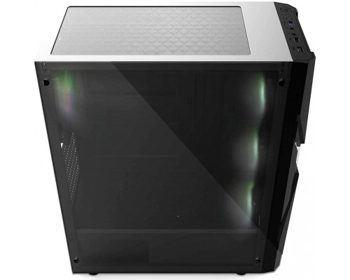 Корпус HIPER ORO-2RGB ATX, mATX, Mini-ITX, Midi-tower, без БП, USB 2.0, USB 3.0, Audio, 2 х 120 мм, RGB подсветка, black