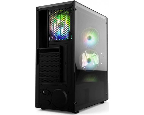 Корпус HIPER ORO-2RGB ATX, mATX, Mini-ITX, Midi-tower, без БП, USB 2.0, USB 3.0, Audio, 2 х 120 мм, RGB подсветка, black