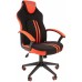 Игровое кресло Chairman game 26 компьютерное, до 120 кг, экокожа/ткань/пластик, цвет  черный/красный