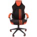 Игровое кресло Chairman game 26 компьютерное, до 120 кг, экокожа/ткань/пластик, цвет  черный/красный