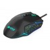 Мышь HIPER DRAKKAR GMUS-3000 проводная, оптическая, 12000 dpi, USB, PMW3327, 8 кнопок, рег.веса, подсветка RGB, цвет  черный