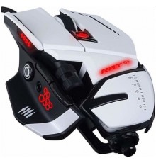 Мышь Mad Catz  R.A.T. 6+ White проводная, оптическая, 12000 dpi, USB, RGB подсветка, белая/черная                                                                                                                                                         