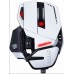 Мышь Mad Catz  R.A.T. 6+ White проводная, оптическая, 12000 dpi, USB, RGB подсветка, белая/черная