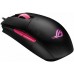 Мышь ASUS ROG Strix Impact II Electro Punk 90MP01U0-BMUA00 оптическая, проводная, 6200 dpi, USB, RGB подсветка, цвет  черный/розовый