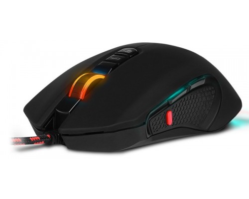 Мышь Sven RX-G955 оптическая, проводная, 4000 dpi, USB, Avago 3050, подсветка RGB, цвет  черный