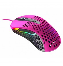 Мышь Xtrfy M4 XG-M4-RGB pink оптическая, проводная, 16000 dpi, USB, PixArt 3389, RGB подсветка, цвет  розовый/черный                                                                                                                                      