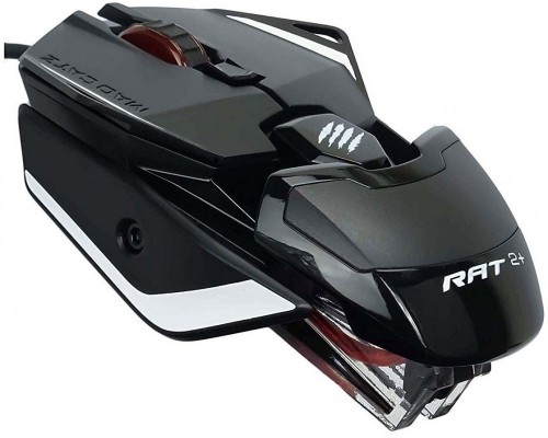 Мышь Mad Catz  R.A.T. 2+ Black проводная, оптическая, 5000 dpi, USB, RGB подсветка, цвет  черный